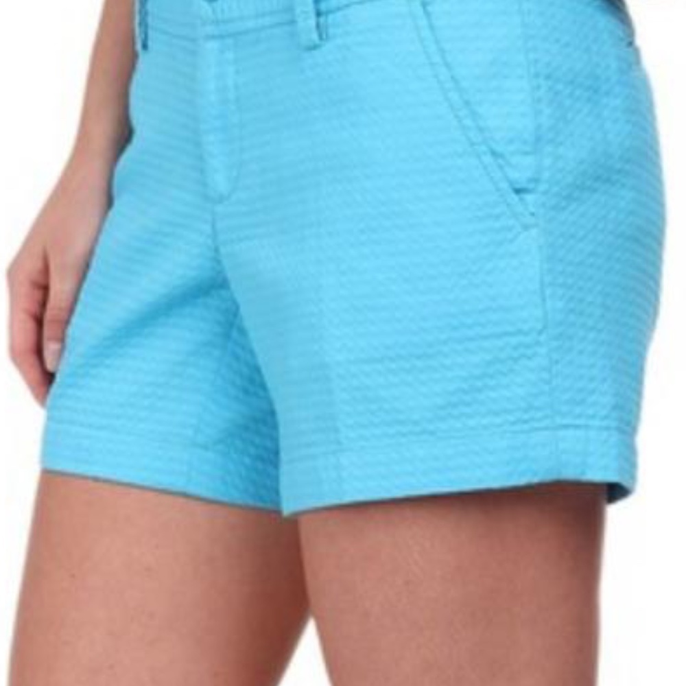 LILLY PULITZER SEASIDE AQUA CALLAHAN SHORTS!